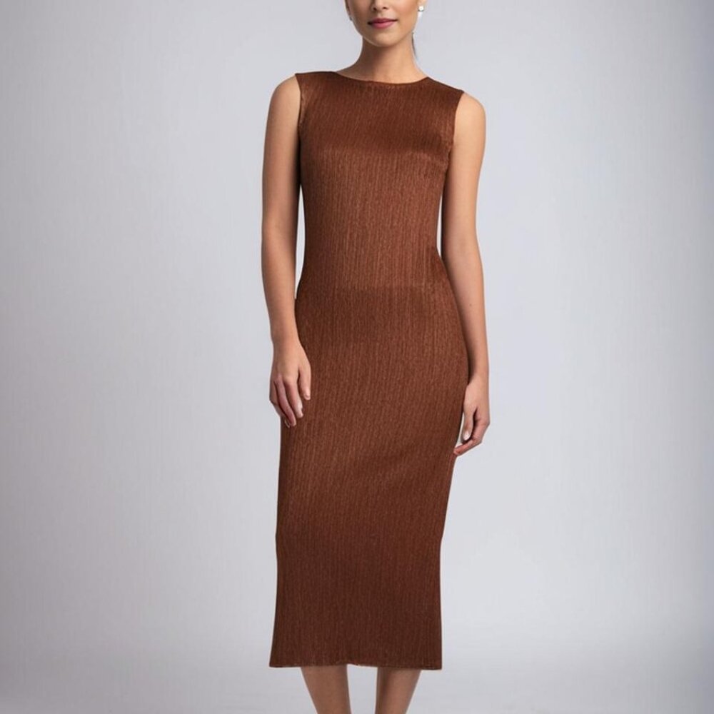 ASTR the Label Plissé Maxi Dress
